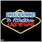 Welcome to Las Vegas NEON BAR SIGN  