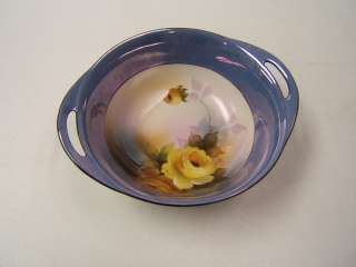 Noritake Bowl 2 handle Yellow Rose Luster Vintage  