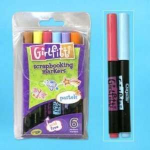  Markers 6 Count Crayola Pastel Stationery Case Pack 12 