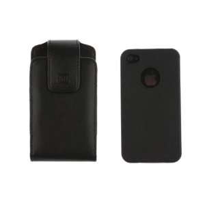  Apple iPhone 4G/4S CASE123 Holster with Belt Clip and Leather 