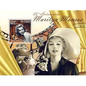  Marilyn Monroe 85th Anniversary Souvenir Sheet MNH Stamp 