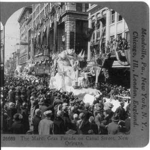  Mardi Gras parade,Canal Street,New Orleans,LA,c1926: Home 