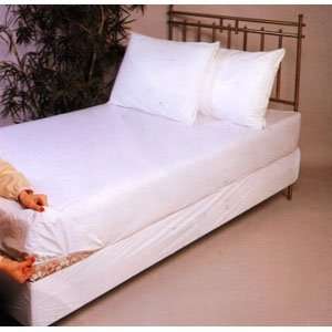  Soft Vinyl Fitted Mattress Cover, Queen Size: Home 