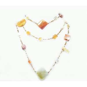  Marana Jewelry  Long Wrap Around Multi Stone Necklace 