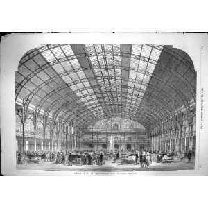   1861 INTERIOR AGRICULTURAL HALL ISLINGTON ARCHITECTURE