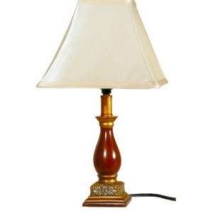  Porter Antique Gold & Maple Table Lamp: Home Improvement