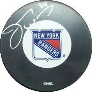  Jay Wells Autographed/Hand Signed Hockey Puck (New York 