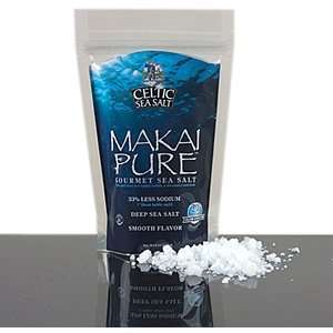 Makai Pure Gourmet Sea Salt 1/2 lb:  Grocery & Gourmet Food