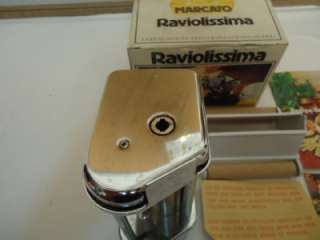 Marcato Atlas Pasta Maker Machine and Ravioli Raviolissima Attachment 
