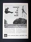 Nissen Trampolines Kangaroo Jumping Art 1961 print Ad advertisement