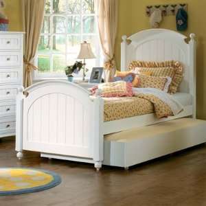  My Style Twin Panel Bed White: Home & Kitchen