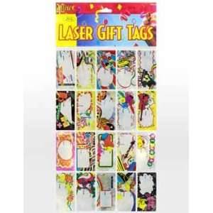   birthday gift tags, sheet with 20 stickers (Wholesale in a pack of 24