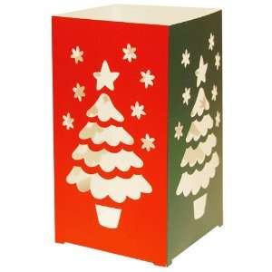    Christmas Tree Tabletop Luminarias  12 Count: Kitchen & Dining