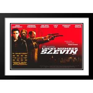  Lucky Number Slevin 20x26 Framed and Double Matted Movie 