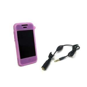     Handsfree Stereo Headset Adapter + Case (Purple): Everything Else