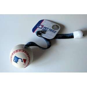    New York Mets Dog Pet Toss Tug Toy Baseball Ball: Pet Supplies