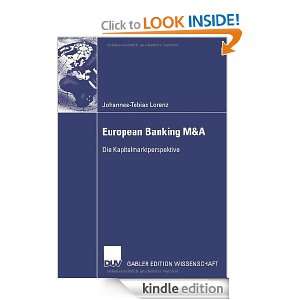 European Banking M&A: Die Kapitalmarktperspektive (German Edition 