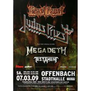 Judas Priest   A Touch Of Evil 2009   CONCERT   POSTER from GERMANY