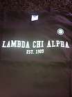 Lambda Chi Alpha Word Tee Short Sleeve T Shirt   Various Sizes