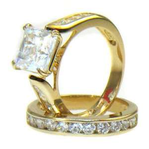  Ziamond Cubic Zirconia Julieta Wedding Set: Jewelry