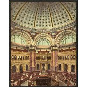  of Library of Congress, Reading Room in rotunda
