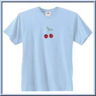 Sequin & Rhinestone Cherries T Shirts S XL,2X,3X,4X,5X  