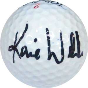  Karie Webb Autographed/Hand Signed Golf Ball: Sports 