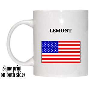  US Flag   Lemont, Illinois (IL) Mug 