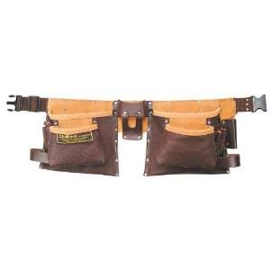   Chalimex 12 Pocket Leather Tool Belt Nail Pouch: Home Improvement