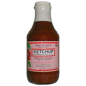 Ketchup 3 jars Baumans Family Butters Grocery & Gourmet Food