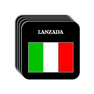  Italy   LANZADA Set of 4 Mini Mousepad Coasters 