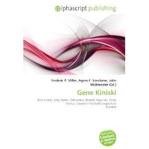  Gene Kiniski (9786132729835) Books