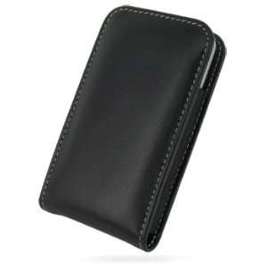    PDair Black Leather Vertical Pouch for LG Arena KM900 Electronics