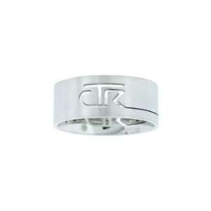  Stainless Steel CTR Cut Out Ring Jewelry