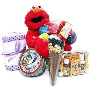  The Deluxe Musical Elmo Baby Gift Basket Baby