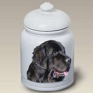 Newfoundland Dog Cookie Jar by Barbara Van Vliet