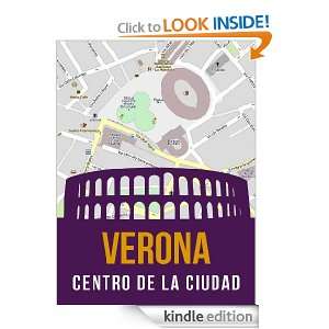 Verona, Italia mapa del centro de la ciudad (Italian Edition 