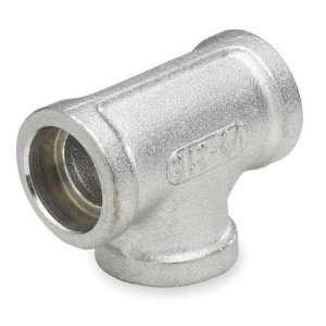 Stainless Steel Threaded Pipe Fittings Class 150 Tee,3 In,304 Stainles 