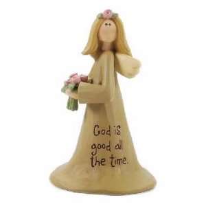  Figurine God Is Good Angel Set Of 2 (Pkg 2)