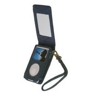  Fashionation iPod Video Casual Denim Flip Case With Mirror 