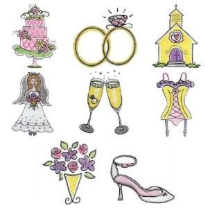 Wedding Embroidery Designs by SanLori on Multi Format CD ROM  