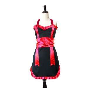   Aprons   Scarlet Red Dessert Time Cute Cooking Apron