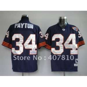 football jerseys chicago bears #34 payton american football jersey 
