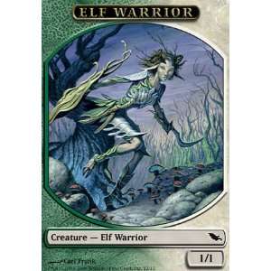   Gathering: Green White Elf Warrior (Token)   Shadowmoor: Toys & Games