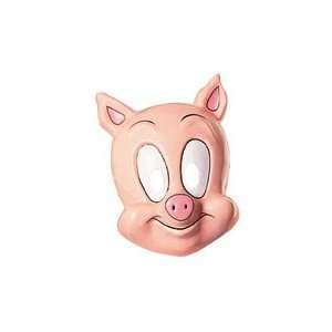  Childs Plastic Pig Halloween Costume Mask: Toys & Games