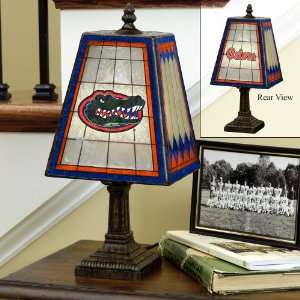  14 NCAA Florida Gators Stained Glass Table Lamp: Home 