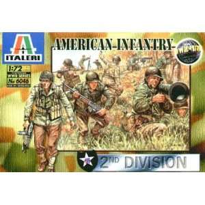  American Infantry 2nd Division Figures 1 72 Italeri Toys 