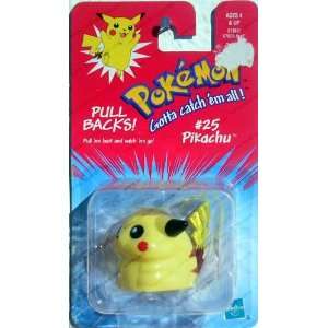  Pokemon Pull Backs #25 Pikachu Toys & Games