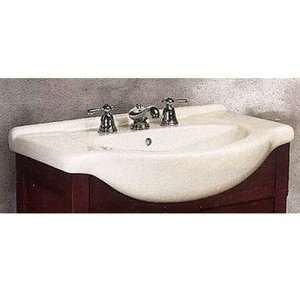   C18B1 Capri 18L Single Hole Vanity Top Sink in Bisc