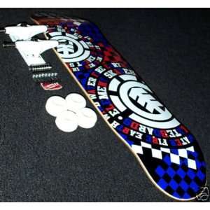 Element Dispersion Checkers Skateboard Complete